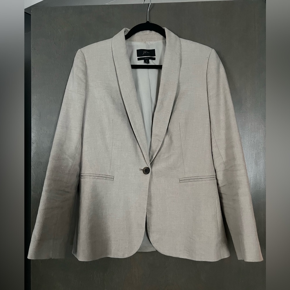JCrew linen blazer size 4 women’s